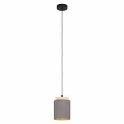 EGLO Albariza, Hard mount, Black, Brown, Black, Brown, Steel, Wood, Round, Universal