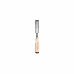 353012 "Swedish Type" Special Wood Chisel with Wooden Handle, Beige/Silver, 35 mm
