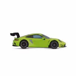 Carrera Porsche 911 GT3 R "Acid Green" Sports car model
