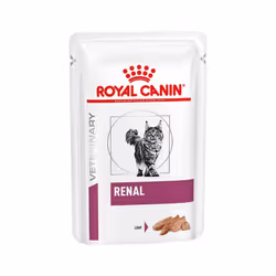Royal Canin Veterinary Diet Cat - Renal with Beef 12 x 85g Pouches