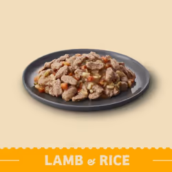 40 x 150g James Wellbeloved Adult Natural Dog Food Pouches Lamb & Rice in Gravy