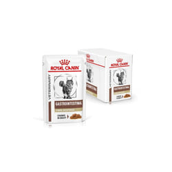 Gastro Intestinal Fibre Response | 12 x 85 g | Complete Diet Food for Adult Cats | For Cats with Chronic Constipation or Similar Gastrointestinal