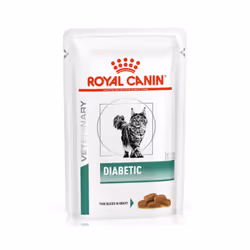 Royal Canin Veterinary Diet Cat - Diabetic 48 x 85g Pouches