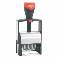Colop Classic 2008, Self-Inking, Number stamp, Plastic, 5 x 34 mm, Black, Red, White, Metal, Plastic