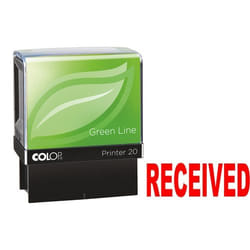 Colop P20 Green Line Eco-friendly Self-inking RECEIVED Word Stamp Impr