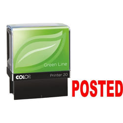 Colop P20 Green Line Eco-friendly Self-inking POSTED Word Stamp Impres