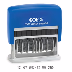 Colop S120/DD DOUBLE DATER STAMP