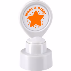Colop Self-inking Motivational WHAT A STAR Stamp Impression Size 22x22
