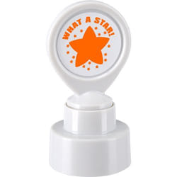 Colop Self-inking Motivational WHAT A STAR Stamp Impression Size 22x22