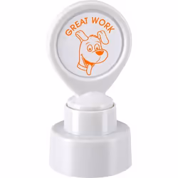 Colop Self-inking Motivational GREAT WORK Stamp Impression Size 22x22m