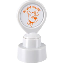 Colop Self-inking Motivational GREAT WORK Stamp Impression Size 22x22m
