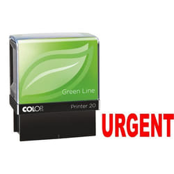Colop P20 Green Line Eco-friendly Self-inking URGENT Word Stamp Impres
