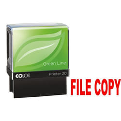 Colop P20 Green Line Eco-friendly Self-inking FILE COPY Word Stamp Imp