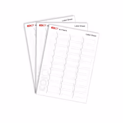 Colop 153559, White, Self-adhesive printer label, Matte, Universal, Rectangle, COLOP e-mark