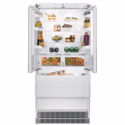 Liebherr ECBN 6256, Freestanding, White, Door-on-door, Tempered glass, 471 L, SN-T