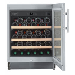 Liebherr UWKes 1752 GrandCru Freestanding Stainless steel 46 bottle(s)