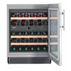Liebherr UWTes 1672 Vinidor Freestanding Silver, Stainless steel 34 bottle(s)