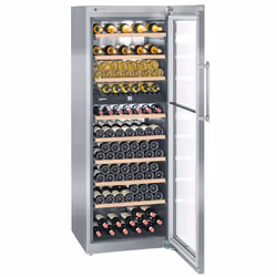 Liebherr WTes 5972 Vinidor, Thermoelectric wine cooler, Freestanding, 211 bottle(s), Interior light, SN-ST, Stainless steel