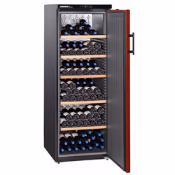 Liebherr WKr 4211, Freestanding, 200 bottle(s), Interior light, SN-T, Black