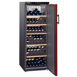 Liebherr WKr 4211 Freestanding Black 200 bottle(s)