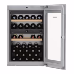 Liebherr EWTgb 1683, Compressor wine cooler, Built-in, 33 bottle(s), G, Interior light, Grey