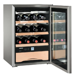 Liebherr WKes 653 Grand Cru Thermoelectric wine cooler Freestanding Stainless steel 12 bottle(s)