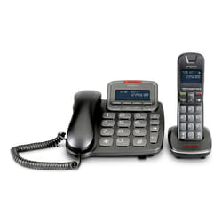 Emporia TH-21ABB Analog/DECT telephone Caller ID Black