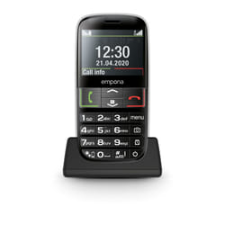 Emporia emporiaEUPHORIA-LTE 5.84 cm (2.3&quot;) 98 g Black Senior phon