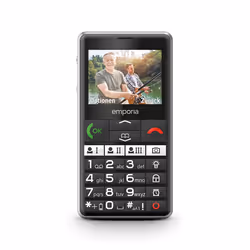 Emporia emporiaPURE-LTE 5.87 cm (2.31") 107 g Black Senior phone