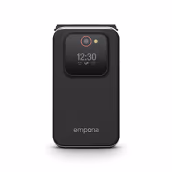 Emporia emporiaJOY-LTE, Clamshell, Single SIM, 7.11 cm (2.8"), 2 MP, 1300 mAh, Black