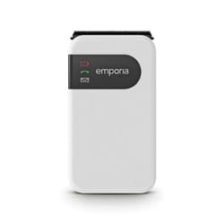 Emporia SIMPLICITYglam 7.11 cm (2.8") 106 g White Senior phone