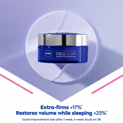 Hyaluron Cellular Filler Anti-Age Night Cream (50ml), Night Cream for Women with Hyaluronic Acid and Magnolia Extract, Anti Wrinkle Night Cream, Night