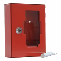 Rottner NSK1, Glass, Steel, Red, 1 hook(s), Key, 120 x 32 x 150 mm, 500 g