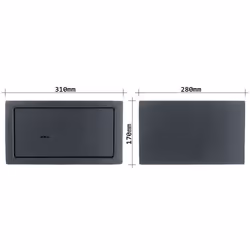 Rottner T03138 safe Wall safe 11 L Steel Black