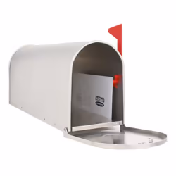 Rottner T00215 mailbox Silver Post-mounted mailbox Aluminium