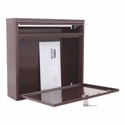 Rottner T04771 mailbox Brown Wall-mounted mailbox Steel