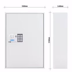 Rottner T06023 key cabinet/organizer Metal Light grey - Additional view 4