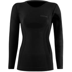 Lenz 6.0 Merino Round Neck Lady Longsleeve, black, Size XS for Women