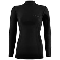 Lenz 6.0 Merino Turtle Neck Ladies Longsleeve Shirt, black, Size XS for Women