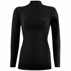 Lenz 6.0 Merino Turtle Neck Ladies Longsleeve Shirt, black, Size S for Women