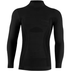 Lenz 6.0 Merino Turtle Neck Longsleeve Shirt, black, Size S for Men