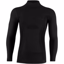Lenz 6.0 Merino Turtle Neck Longsleeve Shirt, black, Size L for Men