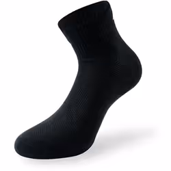 Lenz Performance Quarter Tech Socks, black, Size 43 - 46 for Men