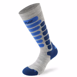 Lenz Skiing 2.0 Kids Socks, grey-blue, Size 24 - 26