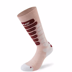 Lenz Skiing 2.0 Kids Socks, grey-blue, Size 24 - 26