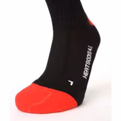 Lenz Heat Sock 4.1 Toe Cap, black-red, Size 42 - 44 for Men - Additional view 4