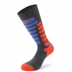 Lenz Skiing 2.0 Kids Socks, white-pink, Size 27 - 30