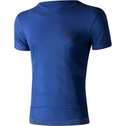 Lenz 6.0 Merino Round Neck T-Shirt, blue, Size M for Men