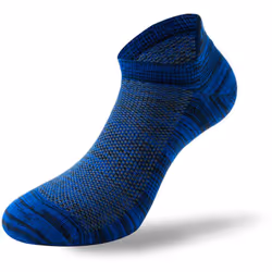 Lenz Performance Sneaker Tech Socks, black-grey-blue, Size 43 - 46 for Men