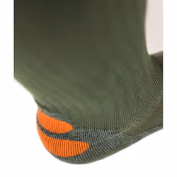 Lenz Heat Sock 4.1 Toe Cap, green-orange, Size 42 - 44 for Men - Additional view 4